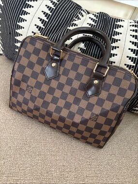 🍊Damier Ebene speedy project piece material